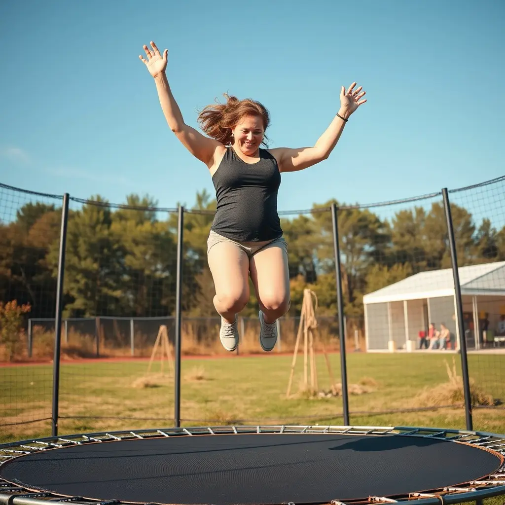 Trampolin springen Kalorien