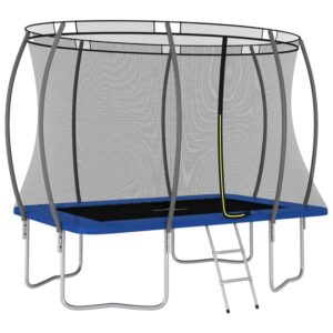 Rantry Trampolin-Set, rechteckig, 274 x 183 x 76 cm, 150 kg, Gartenmöbel für den Außenbereich
