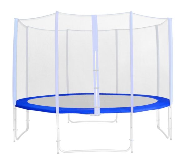 SixBros. Randabdeckung Blau für Gartentrampolin 1,85 M - 4,60 M - Ersatzteil Federabdeckung PVC - RA-543