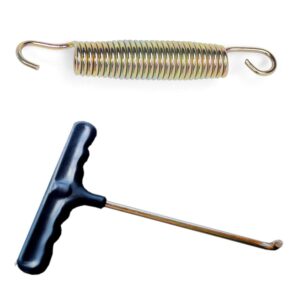Andreas Dell Trampolinfedern Federn Sprungfedern Zugfedern Ersatzfedern mit Federspanner (10, 135mm)
