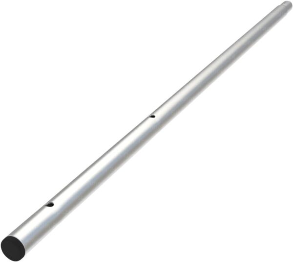 Trampolin Netzstange unten passend für Ampel 24, Pfosten Länge ca. 108 cm, Ø Stange ca. 2,8 cm, Netzpfosten Silber, Ersatzteil für Ø 305-490 cm BJ 2014-2018